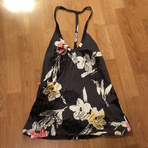 Gray Kimchi Blue Floral Tank